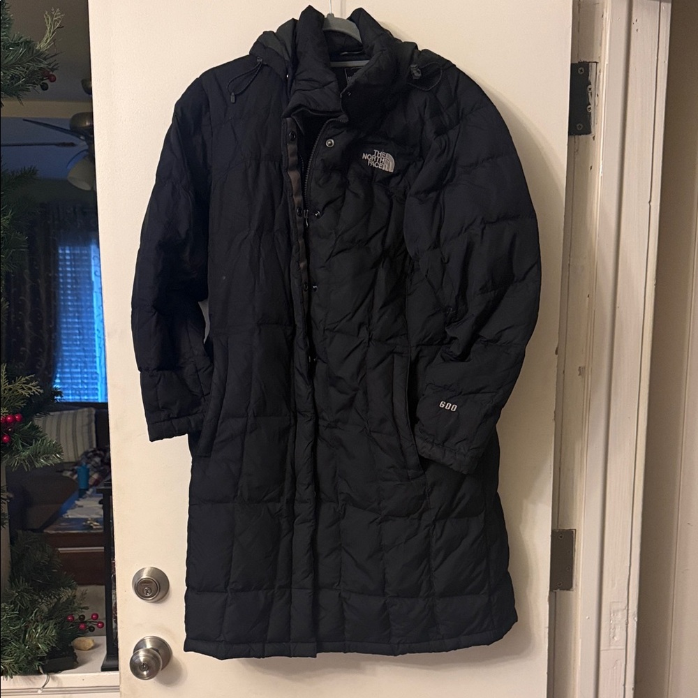 The North Face Black Quilted Coat- 600